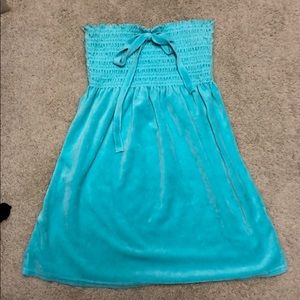 Juicy Couture turquoise coverup